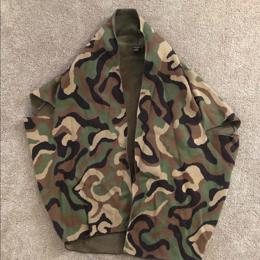 J. McLaughlin Camouflage Sweater Shrug